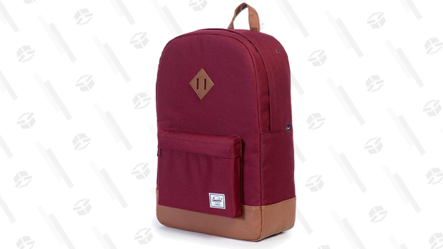 Herschel Heritage Backpack, Windsor Wine/Tan Synthetic Leather | $36 | Amazon